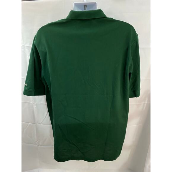 Masters Collection Green Large Mens Shirt Polo Vintage 60s 2 Ply - Picture 2 of 8